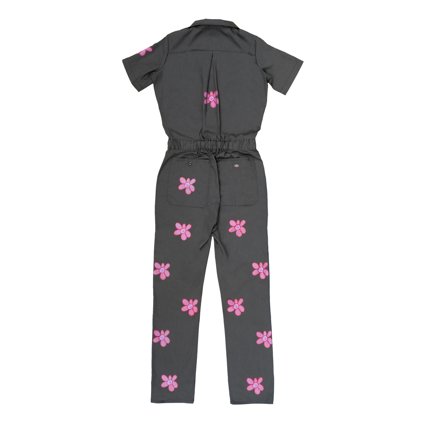 Smiley Flower Coveralls - Green