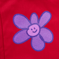 Smiley Flower Coveralls - Red