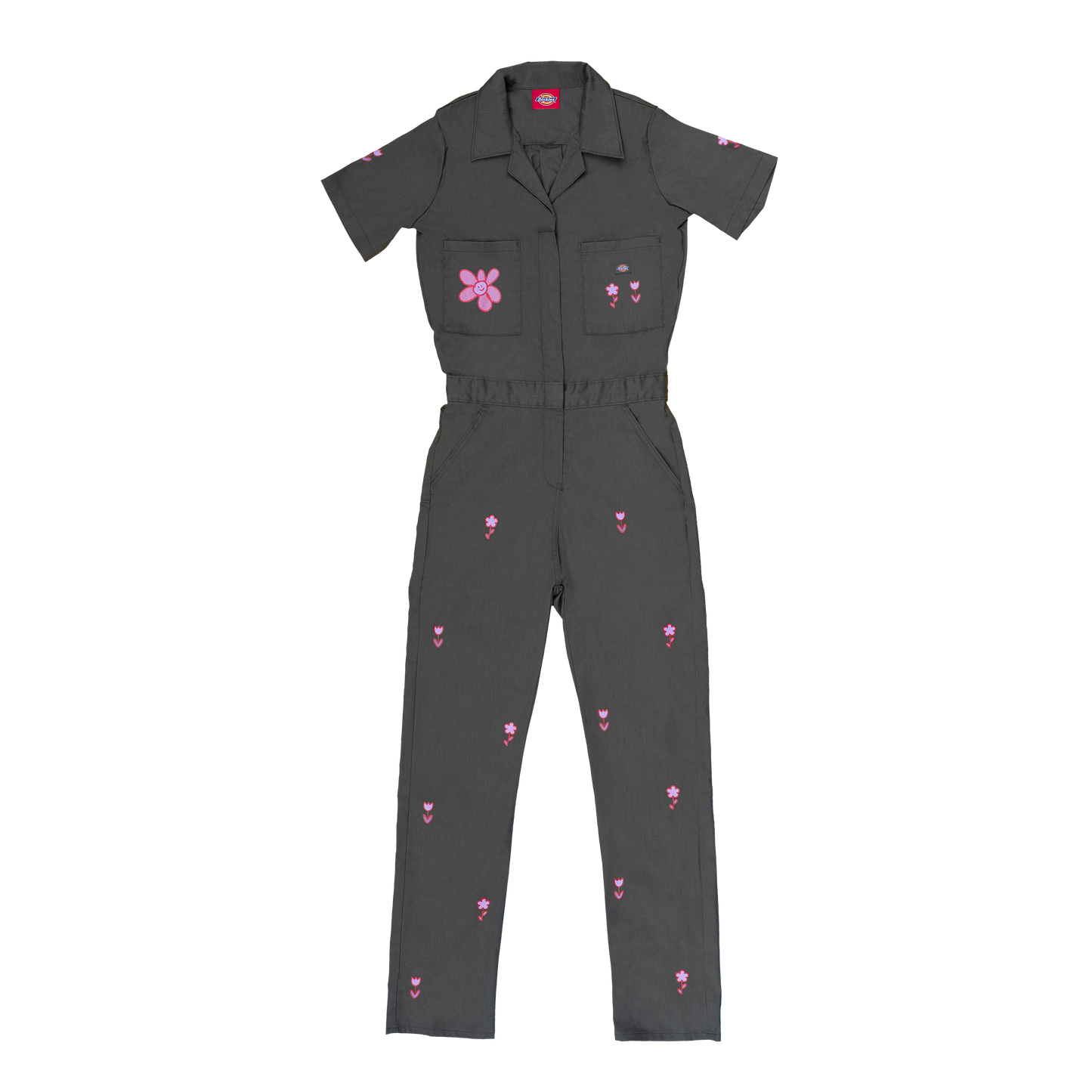 Tiny Flower Coveralls - Green