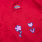 Tiny Flower Coveralls - Red