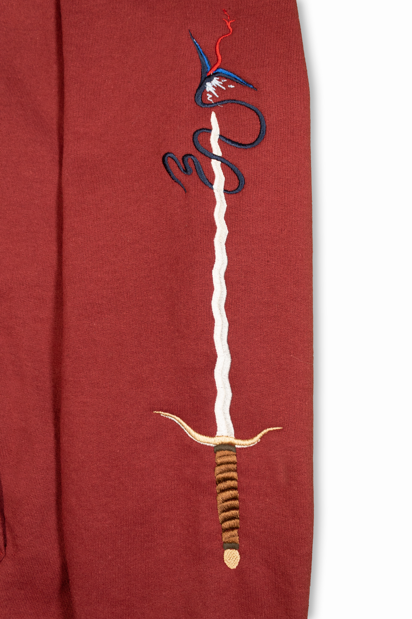 Hoodie with Two Swords