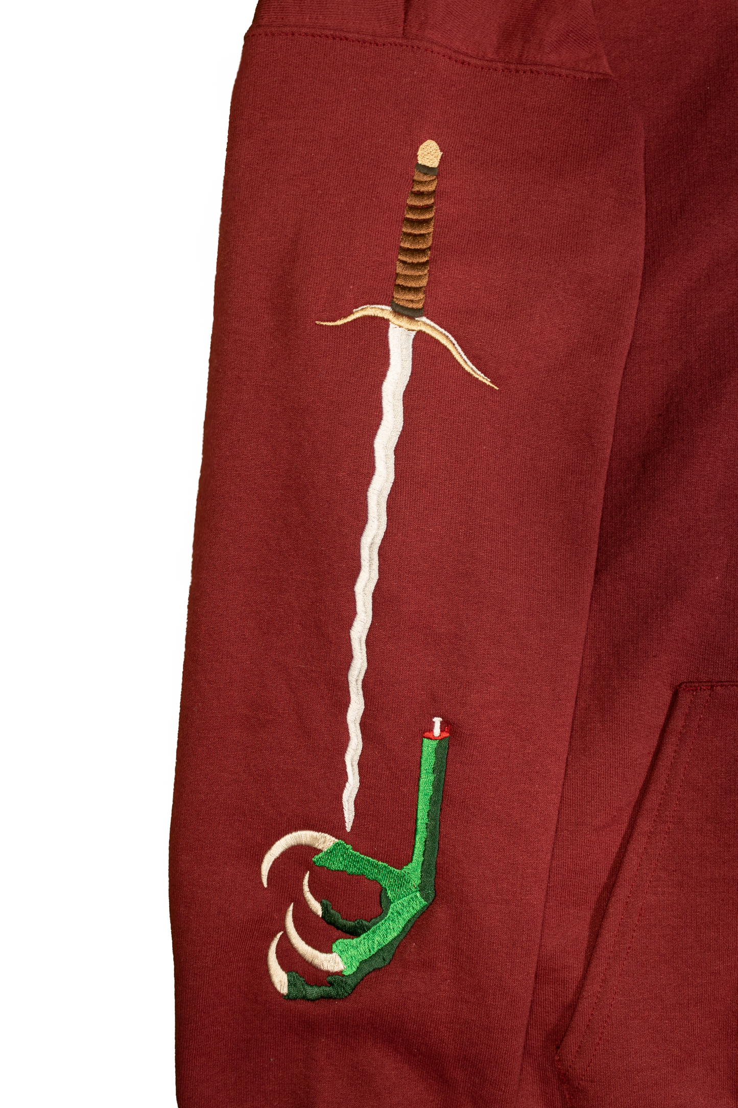 Hoodie with Two Swords